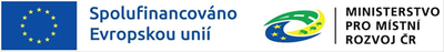 Logo spolufinancování projektu EU a MMR ČR