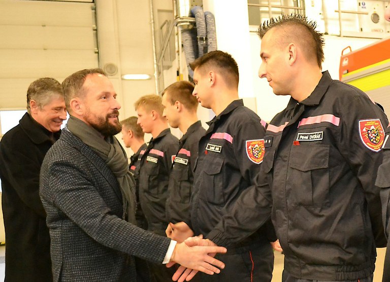 Primátor navštívil během Štědrého dne sloužící jednotky 