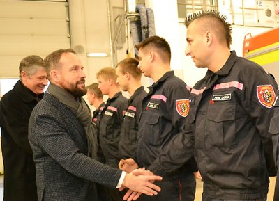 Primátor navštívil během Štědrého dne sloužící jednotky 