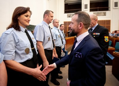 Primátor ocenil strážníky Městské policie Ostrava 