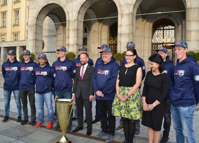 Primátor přijal baseballové šampióny 