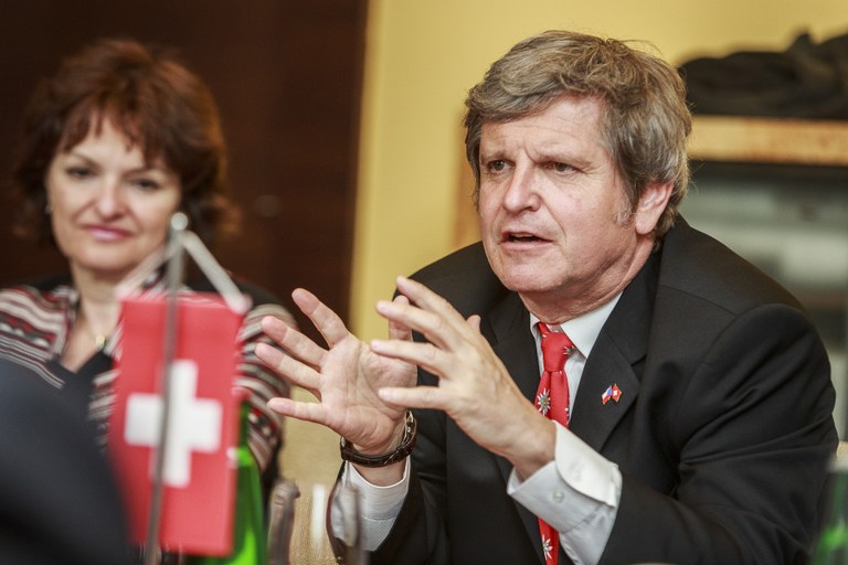 Primátor přijal velvyslance Švýcarska