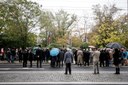 Připomenout si výročí vzniku republiky si do Husova sadu přišly desítky občanů a zástupců organizací. 