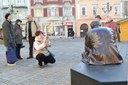 Socha se rychle stala ostravskou atrakcí. 
