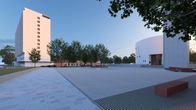 Proměna předprostoru kostela sv. Ducha přinese kvalitní veřejný prostor i dostatek parkovacích míst 