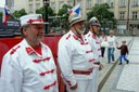 Historickou techniku řídili hasiči v dobových krojích.