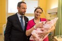 Mezi prvními gratulanty se objevil primátor města Tomáš Macura.