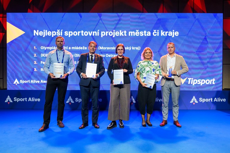 Ostravský projekt získal prestižní ocenění v soutěži Sport Alive Awards 2025 