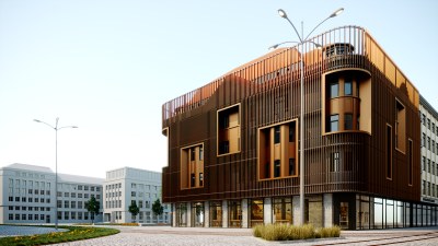 Rekonstrukce bývalého módního domu Ostravica - Textilia začíná