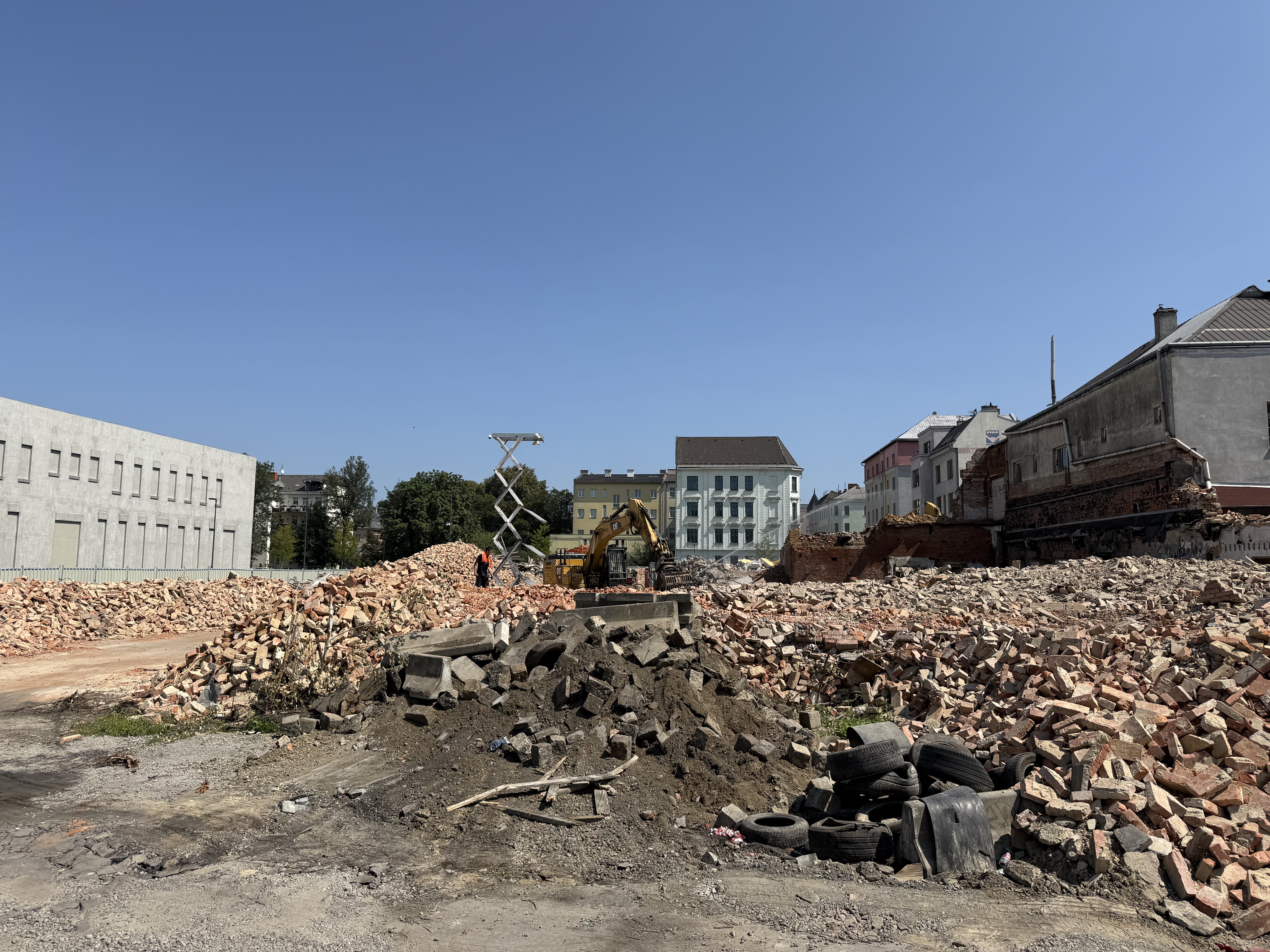Demoliční práce již započaly. Foto: MMO