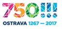 Logo oslav 750 let města Ostravy.