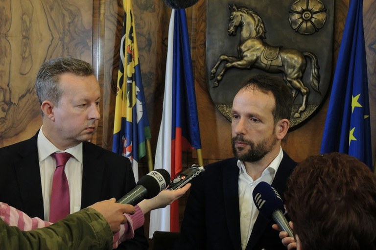 S ministrem Brabcem na téma ovzduší 