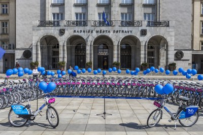 Sdílená kola jsou v Ostravě zazimovaná