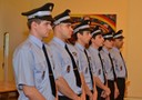Strážníci MPO při projevu primátora