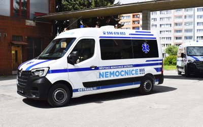 Nový sanitní vůz Renault Master. 