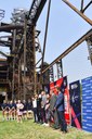 Tisková konference k ME ve volejbale mužů se uskutečnila ve stínu ostravských vysokých pecí. 