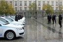 Malé slavnosti před radnicí se zúčastnili členové vedení MPO.