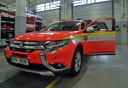 Mitsubishi Outlander pro vyšetřovatele požárů.