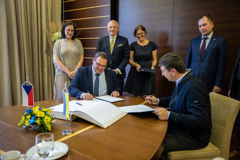 Ukrajinské Dnipro se stalo partnerským městem Ostravy