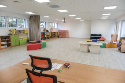 Školka se může pochlubit nádhernými interiéry