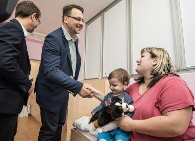 V nemocnici se rozdávaly vánoční dárky