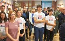 Z otevření American Corner v Knihovně města Ostravy.