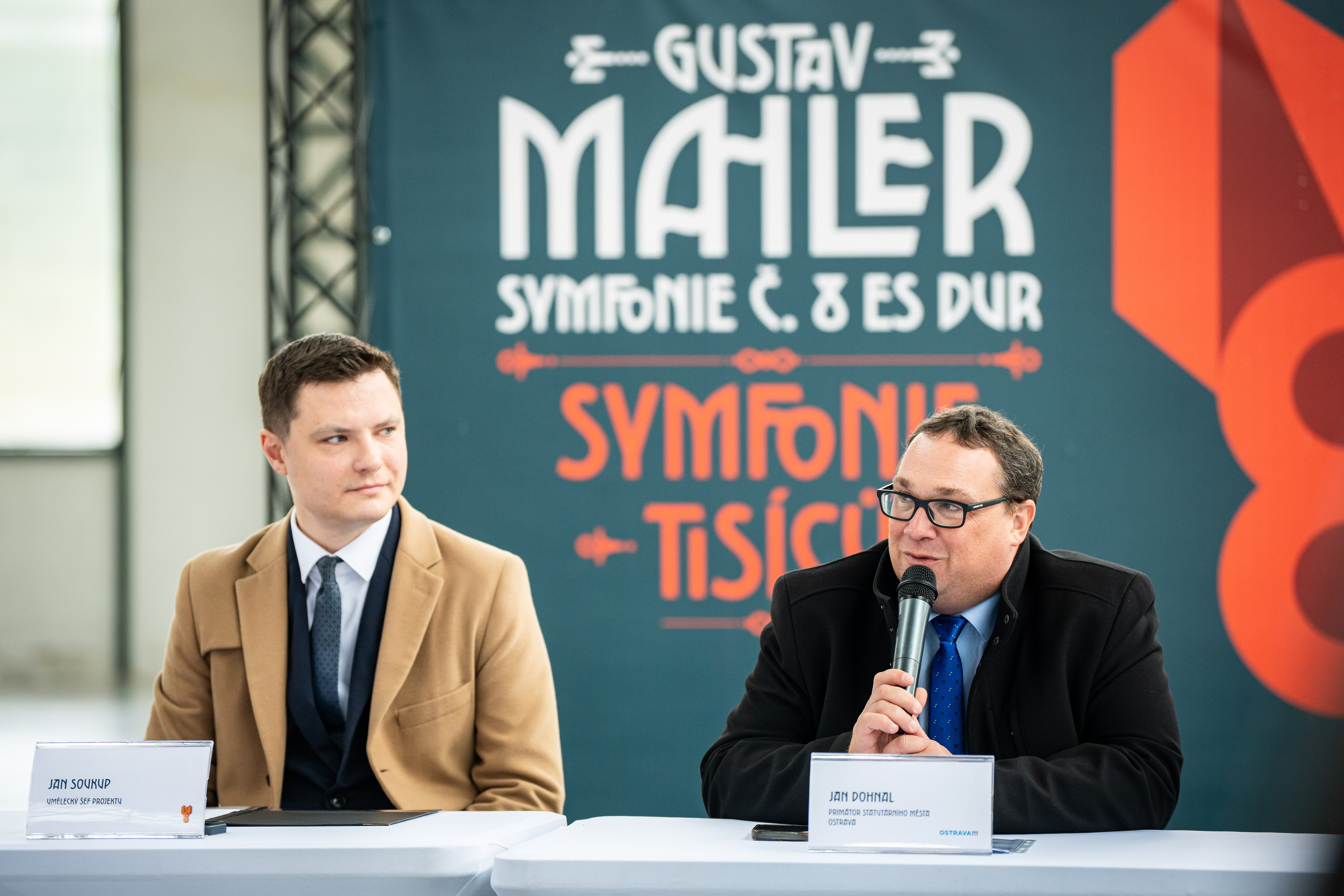 Tiskové konference se zúčastnil také ostravský primátor Jan Dohnal.