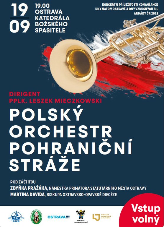 V předvečer Dnů NATO v Ostravě zahraje polský Orchestr pohraniční stráže