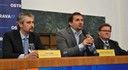 Náměstek primátora M. Štěpánek vítá hosty losování