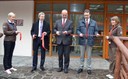 Otevřeno! Zleva J. Hrabina, P. Čolas a D. Sventek.