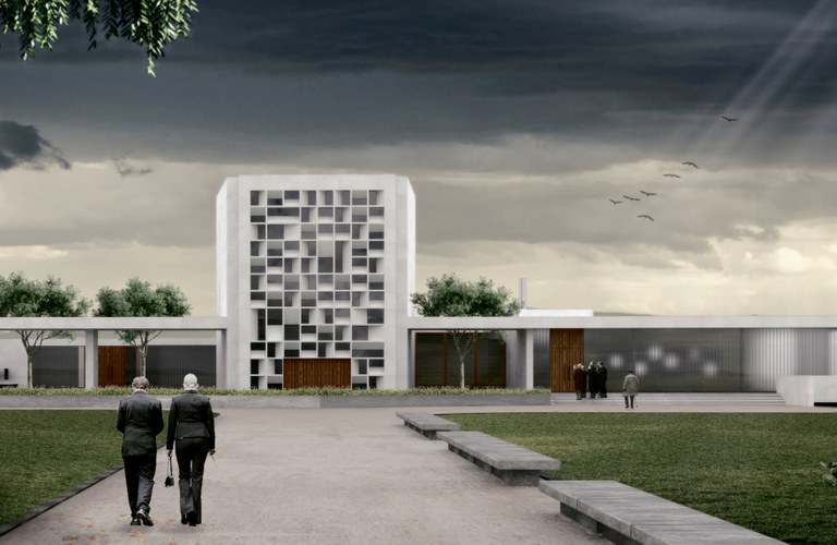 Vernisáž k výstavě soutěžních návrhů na rekonstrukci krematoria