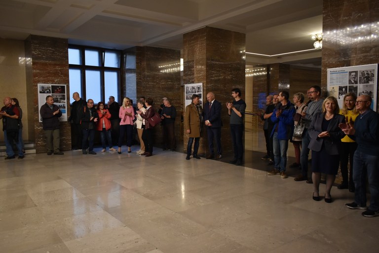 Vernisáž zahájila výstavu ke stoletému výročí Archivu města Ostravy