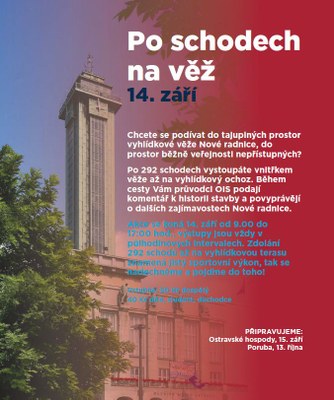 Víkend 14. a 15. září na Vyhlídkové věži 