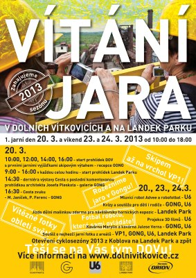 Dolní Vítkovice zahájí s příchodem jara hlavní sezónu