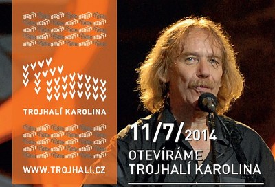 Otevření Trojhalí doprovodí hudba Jarka Nohavici
