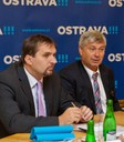 M. Štěpánek a P. Kajnar na tiskové konferenci 