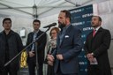 Vernisáž za město zahájili primátor Tomáš Macura a náměstkyně Zuzana Bajgarová.