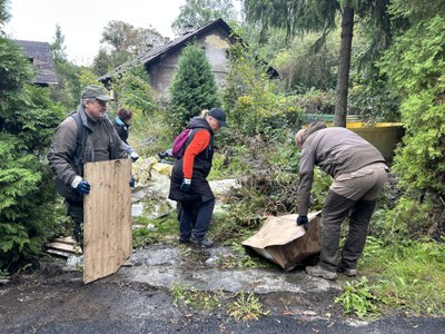 Dobrovolníci předvedli dobrou práci