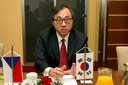 Velvyslanec Korejské republiky v ČR Moon Seoung-Hyuna.