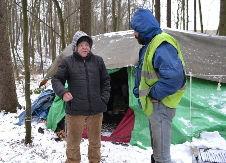 Zimní program pro bezdomovce 
