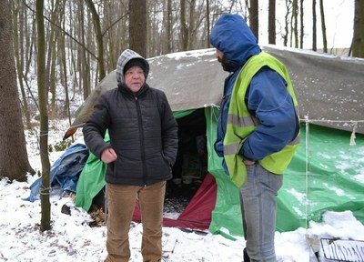 Zimní program pro lidi bez domova