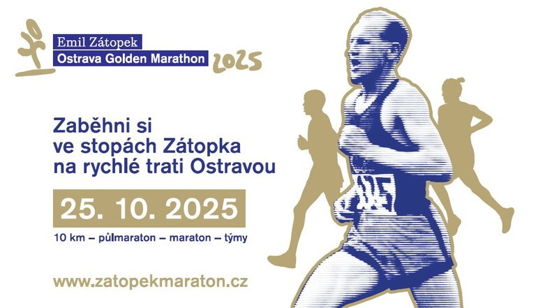 Zlatý Zátopkův maraton 2025 přináší několik novinek