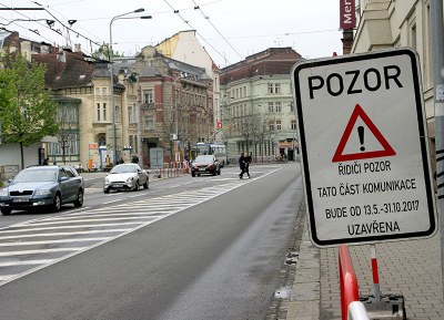 Změny v dopravě v Českobratrské ulici