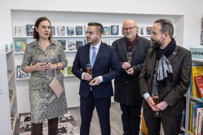 Zrekonstruovaná knihovna v Heřmanicích znovu slouží čtenářům