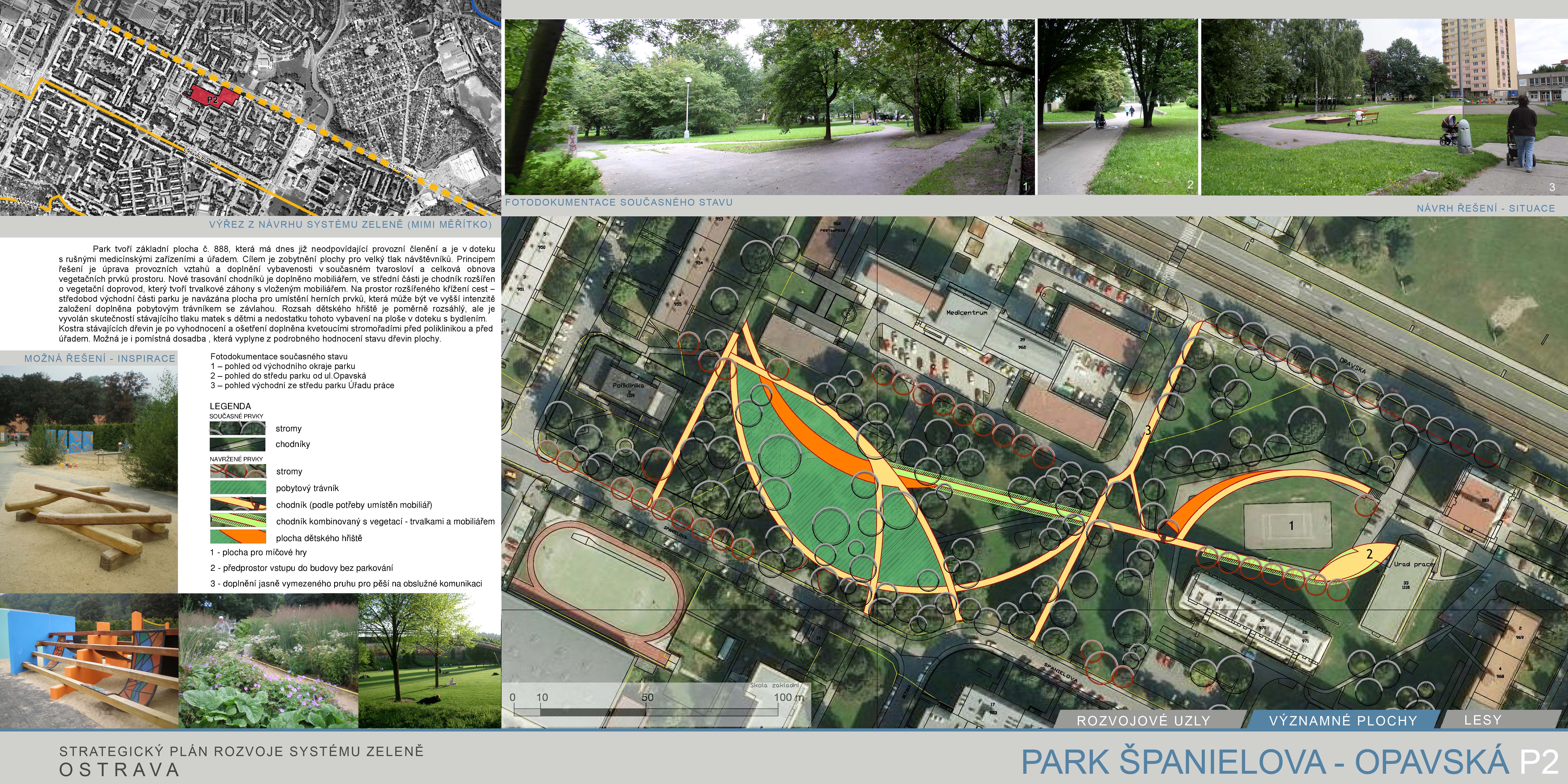Park Španielova - Opavská
