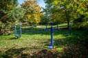 The newly improved children’s play area at Stanislavského Street