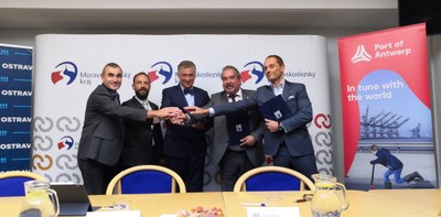 NEW CONTAINER TERMINAL TO RISE IN THE MOŠNOV ZONE, CONNECTING  OSTRAVA AIRPORT AND INDUSTRIAL ZONE WITH THE PORT OF ANTWERP BY RAIL