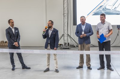 The first hall of the OSTRAVA AIRPORT MULTIMODAL PARK to open in Mošnov Strategic Industrial Zone