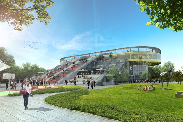 Visualisation of the new campus